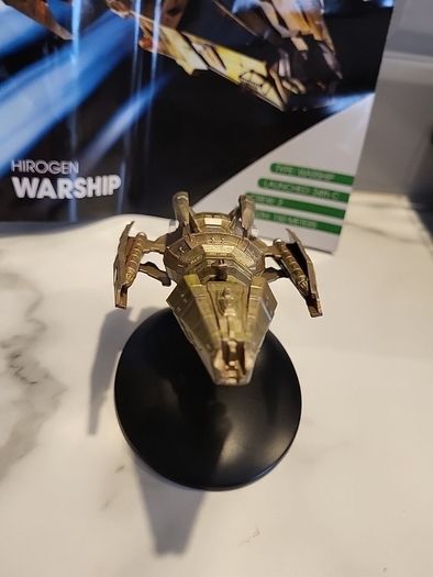star trek eaglemoss hirogen warship
