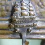 Vintage Nautical Fireplace Brass Tool Holder Image 7