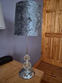 Grey Table Lamp