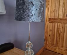 Grey Table Lamp