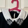 Girl school dress. Navy. 9-10 yrs approx Image 3