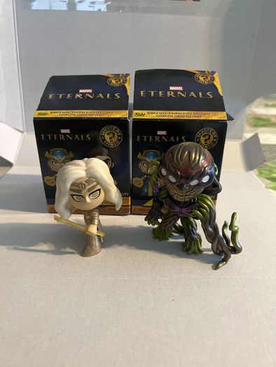 Marvel  Mini Funko Pop figures (Eternals Thena and Kro )