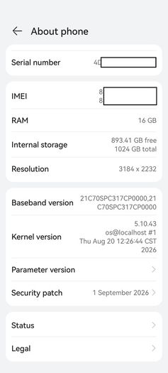 TRI-FOLD - Huawei Mate XT Ultimate Design