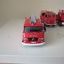 4 Vintage Diecast Fire Engine Models Image 2