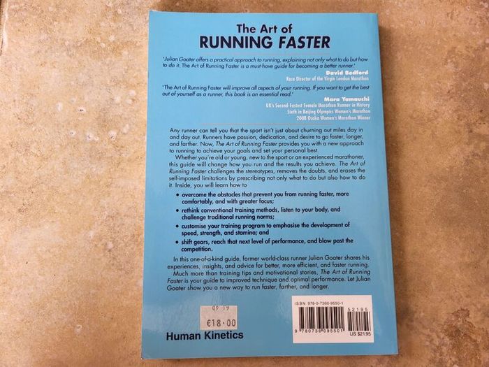 The Art of Running Faster by Julian Goater and Don Melvin.