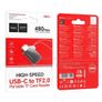 HOCO HB53 USB Type-C Card Reader for microSD TF Memory Cards OTG 480 Mbps Image 5