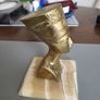 Egyptian bust brass Image 3