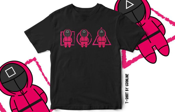 Squid game t-shirts korean trending series t-shirts