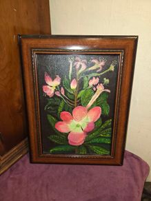 Oil on Canvas "Lillies" framed