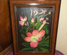 Oil on Canvas "Lillies" framed