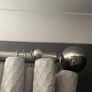 silver curtain pole Image 3