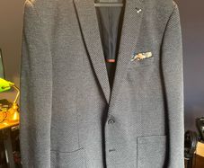 Venti Grey Textured Blazer size 56 - Smart Casual, Excellent Condition