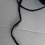 New wool Black 100g double knit Image 3