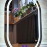 LED Bathroom Mirror Antifog 50x80cm Tricolor Light Image 4
