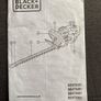 Black + Decker electric Hedge Trimmer Image 8