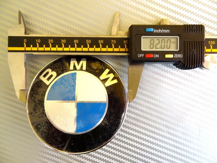 BMW 82mm Classic blue Emblem Badge Front Bonnet Logo 1 3 5 6 7 x z m class 82