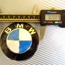 BMW 82mm Classic blue Emblem Badge Front Bonnet Logo 1 3 5 6 7 x z m class 82 Image 4