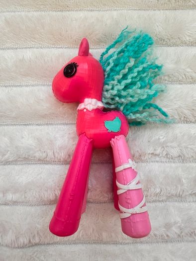 Lalaloopsy Ponies Pinkpetal approx. 12 cm. Used Please see photos