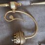 antique French ornate wall lights with glass tubes eight single and two double Image 7