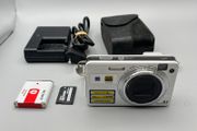 Sony DSC-W150 8.1MP Digital Camera Silver Tested - Full Kit