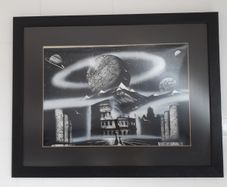 Spray painted original picture