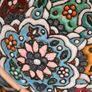 Bowls - Set of 2 Minakari Ceramic Footed Bowl Hand Painted Decorative Image 5
