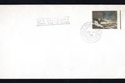 1974 Ireland 150th Anniversary of the Royal National Lifeboat Institution (RNLI) Commemorative Stamp on plain envelope with Dublin steele cancel and First Day of issue cancel.