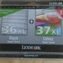 Genuine Lexmark 36XL & 37XL Ink Cartridges Twin Pack Black & Colour High Yield Brand New Sealed Image 2
