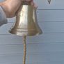 Antique Brass Hanging Wall Titanic Bell 1912  Hanging Nautical Wall Decor Image 10
