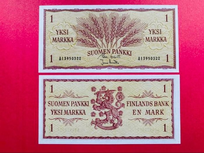 Finland  1  Markka   1963  PICK 98   UNC