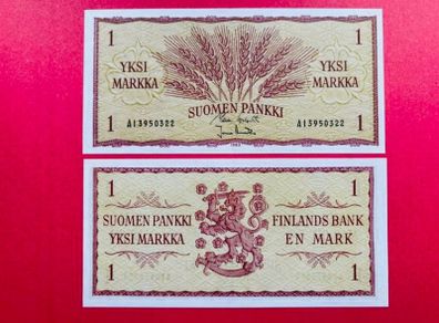 Finland  1  Markka   1963  PICK 98   UNC