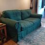 Dark green 2 seater couch in perfect condition Image 2