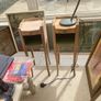 Pair of French antique bedside lockers Image 2