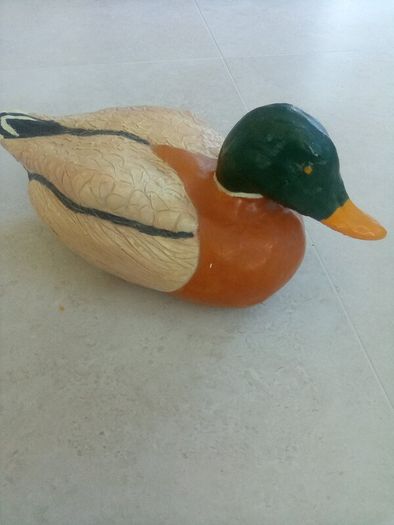 Ornamental.  Stone.  Duck