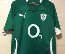 Ireland Rugby Jersey. Season 2009-2011. Official Puma Mens Home Jersey. Authentic Original From 2009. Not A Modern Day Remake.
