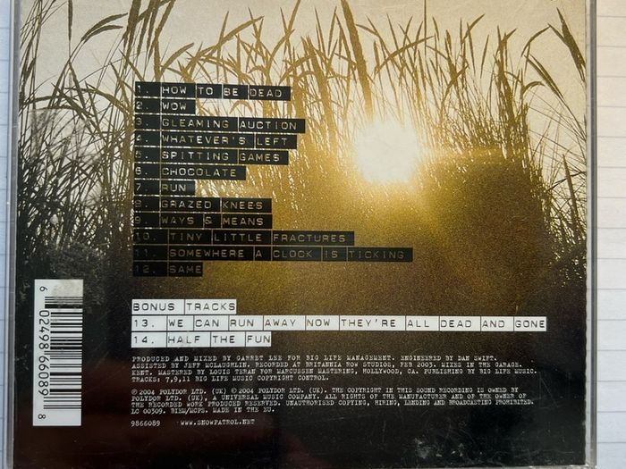 Snow Patrol - Final Straw - CD