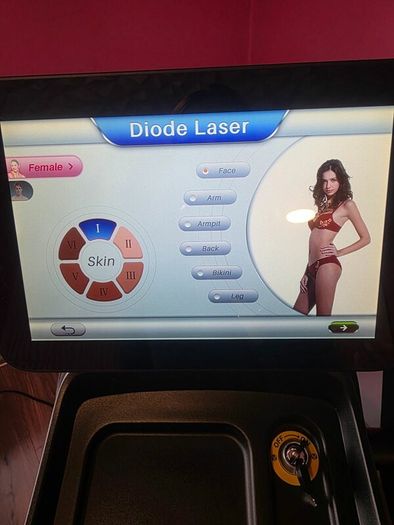 Laser diode hair removal