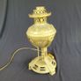 Vintage brass oil lamp converted working Image 4
