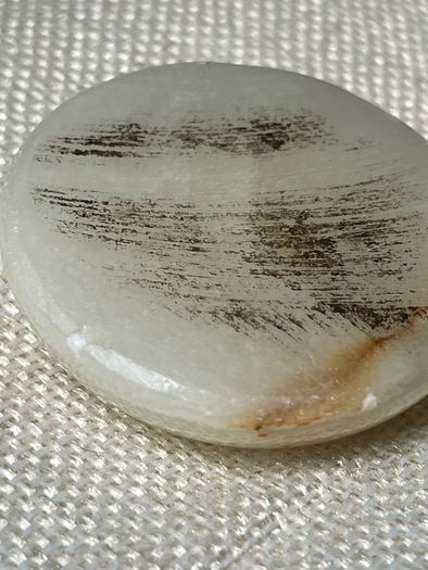 Vintage Alabaster Marble Egg