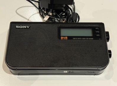 Sony XDR-S55DAB Portable DAB FM Digital Radio - Black (With Power Lead)