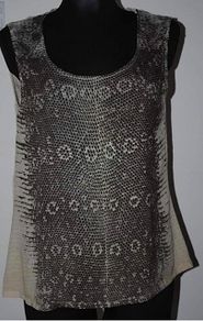 Zara Collection animal print vest top size L UK12 EU40 Postage included