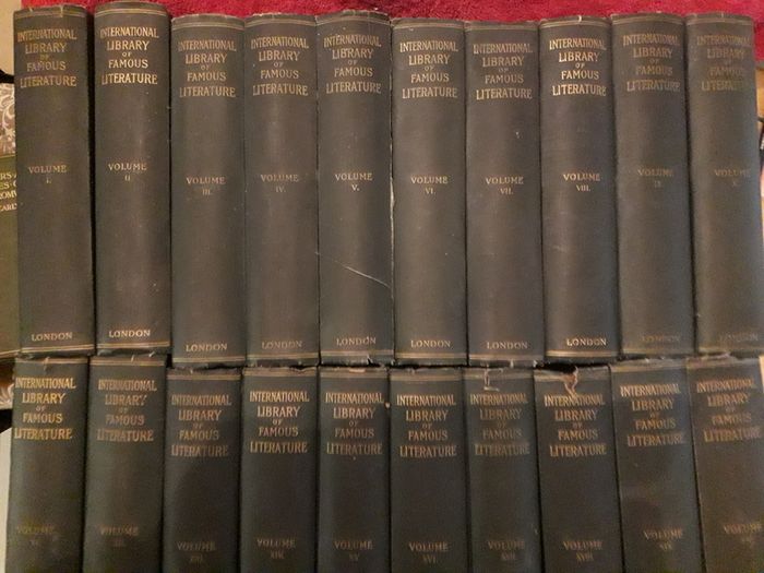 International library of famous literature.