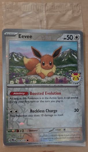 Pokemon Prismatic Evolutions Pokemon Day Eevee