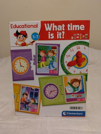 Clementoni Young Learners, What time is it Educational game