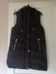 Zara Ladies XS BLack Sleeveless Coat for Sale