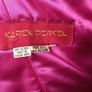 Australian designer Karen Merkel  Cerise Pink and Forest Green  size 10/12 dress for sale Image 5
