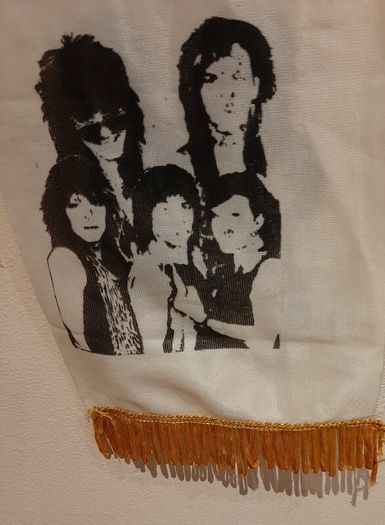 Bon jovi original rock concert banner/scarf 1988