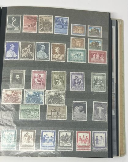 Collection: Vatican City Stamps both mint and used along with some miniature sheets on 40 pages