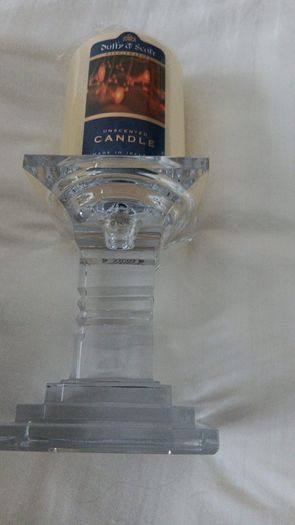 candle Galway Irish crystal