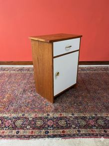 Mid-Century / Vintage 1960s Tweak Bedside Locker / Side Table/ Cabinet / Dresser